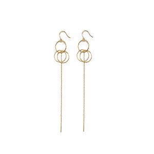 Petite Grand Three Ring Earrings The Vault Online Shop